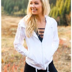 White Bomber Jacket NWT!